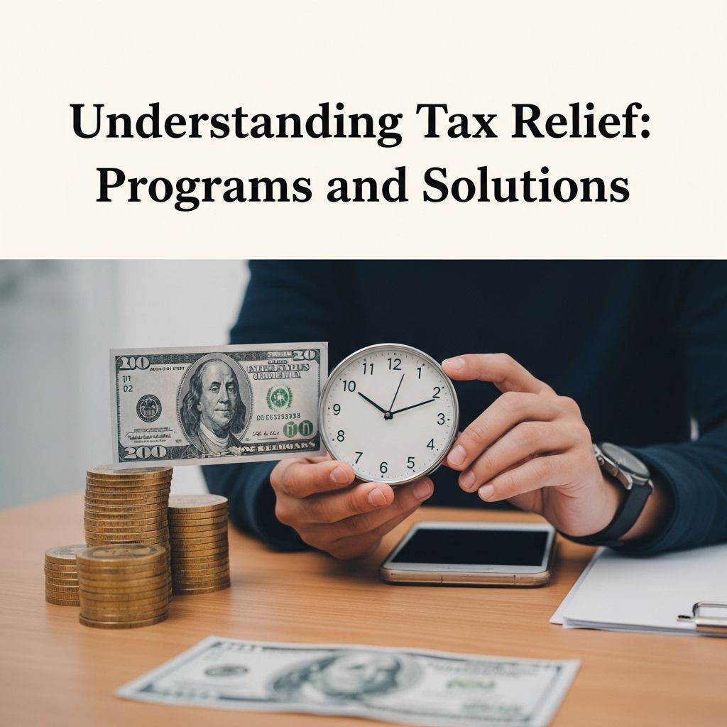 Explore how tax relief works and discover pathways to manage tax debt effectively.