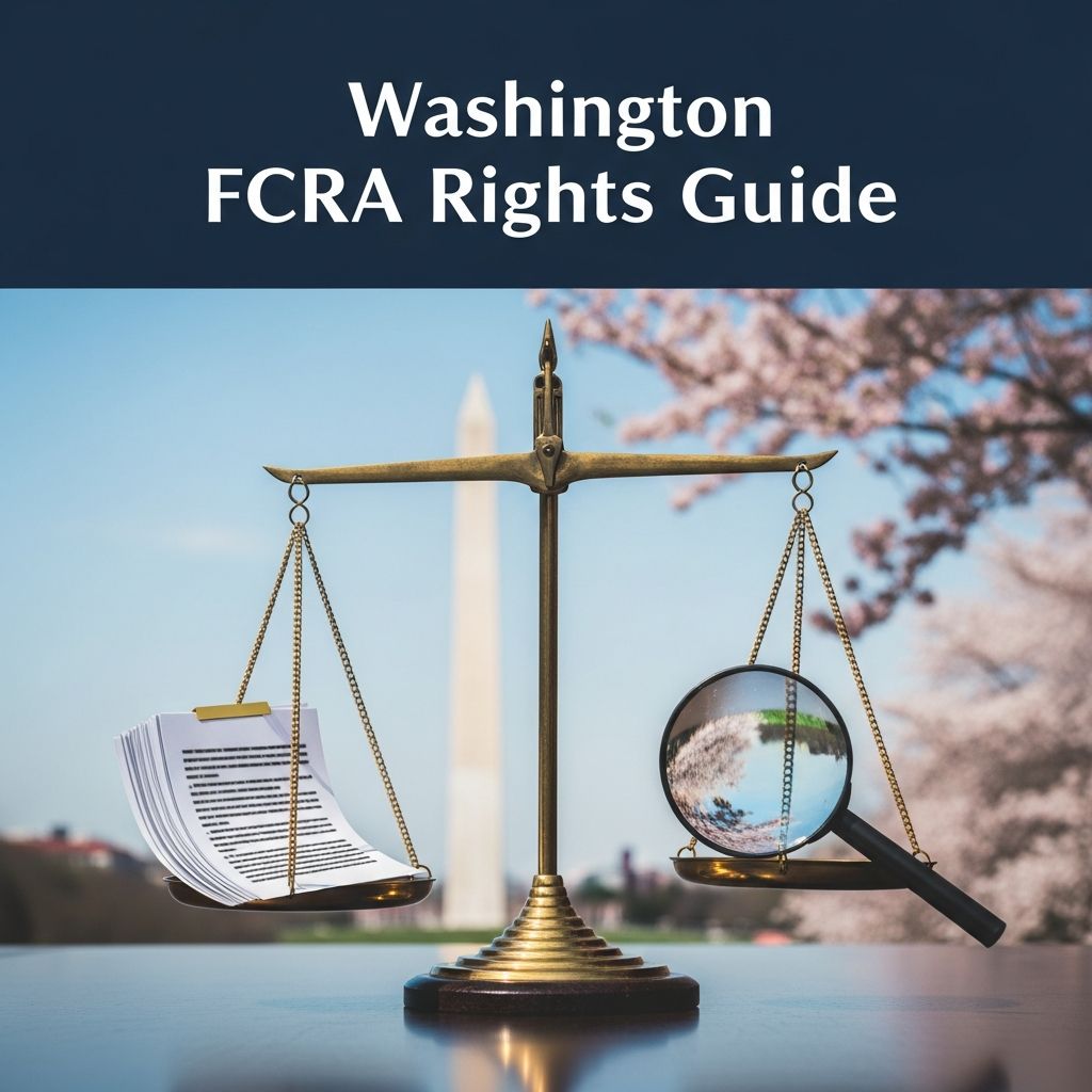 Discover your consumer rights under Washington's FCRA rules for accurate credit reports and fair treatment.
