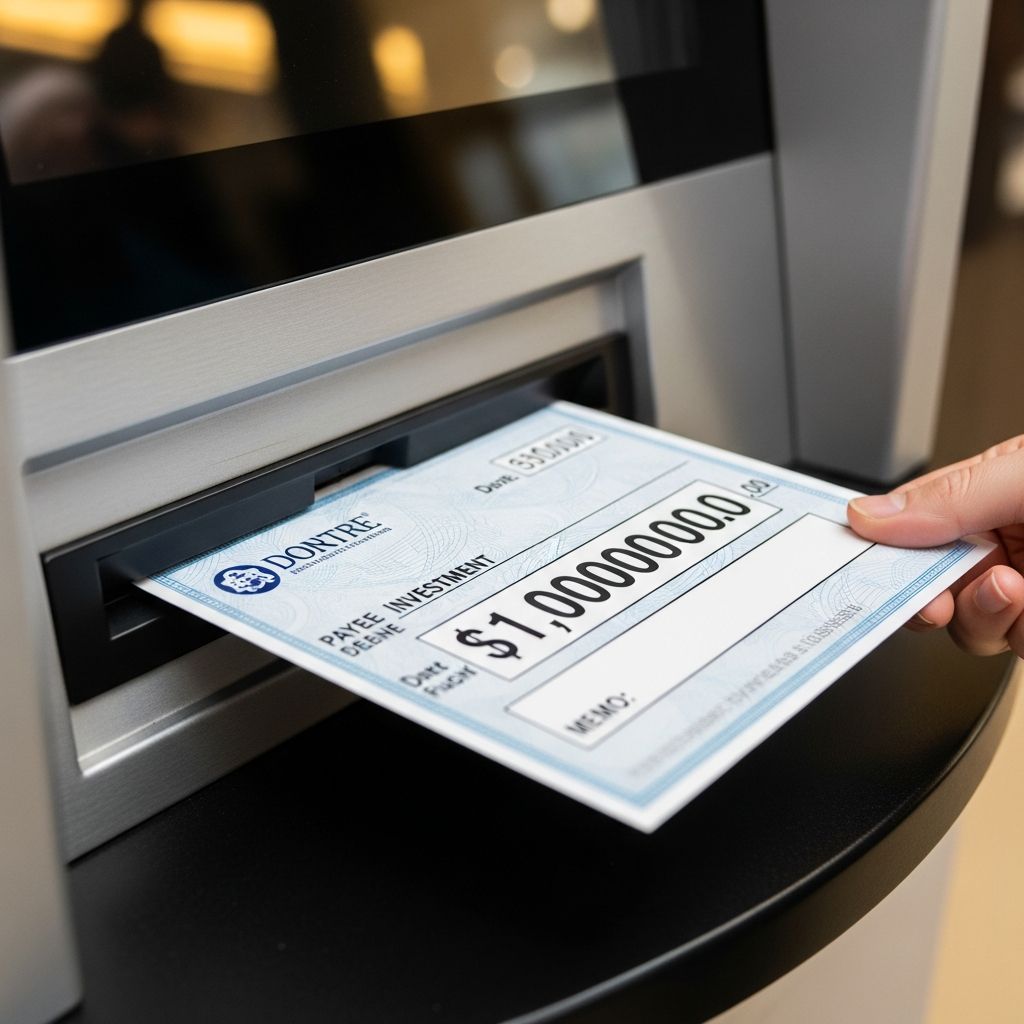 Discover the step-by-step process, hold times, and regulations behind large check deposits to access your funds faster.