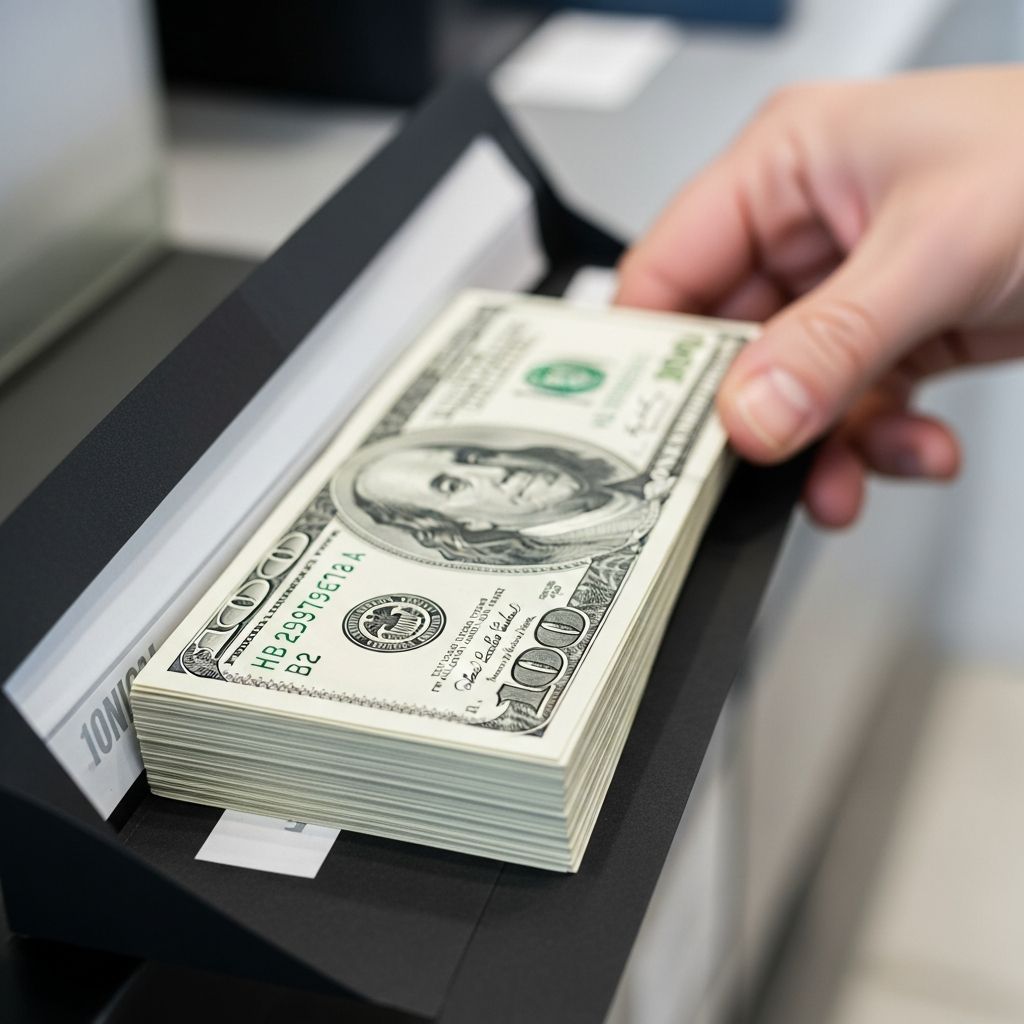 Discover the full process, regulations, and smart strategies for safely withdrawing $10,000 in cash from your bank without surprises.