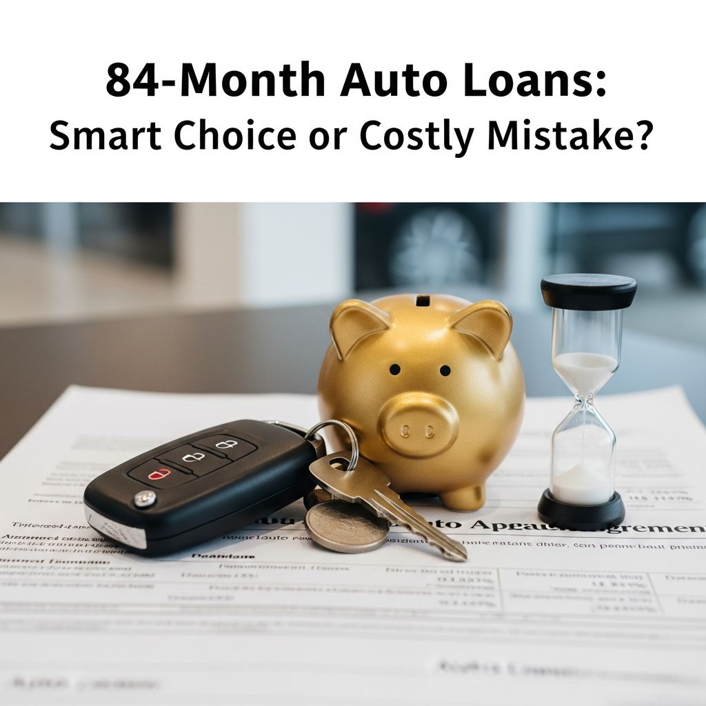 Explore the hidden costs and benefits of 84-month car loans to decide if stretching payments over 7 years fits your financial goals.