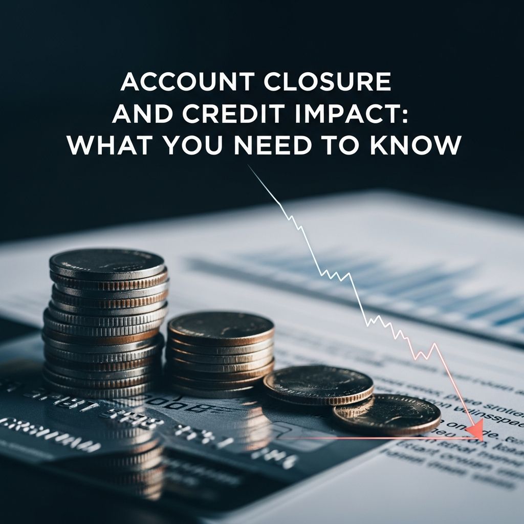 Understand how closing financial accounts affects your credit profile
