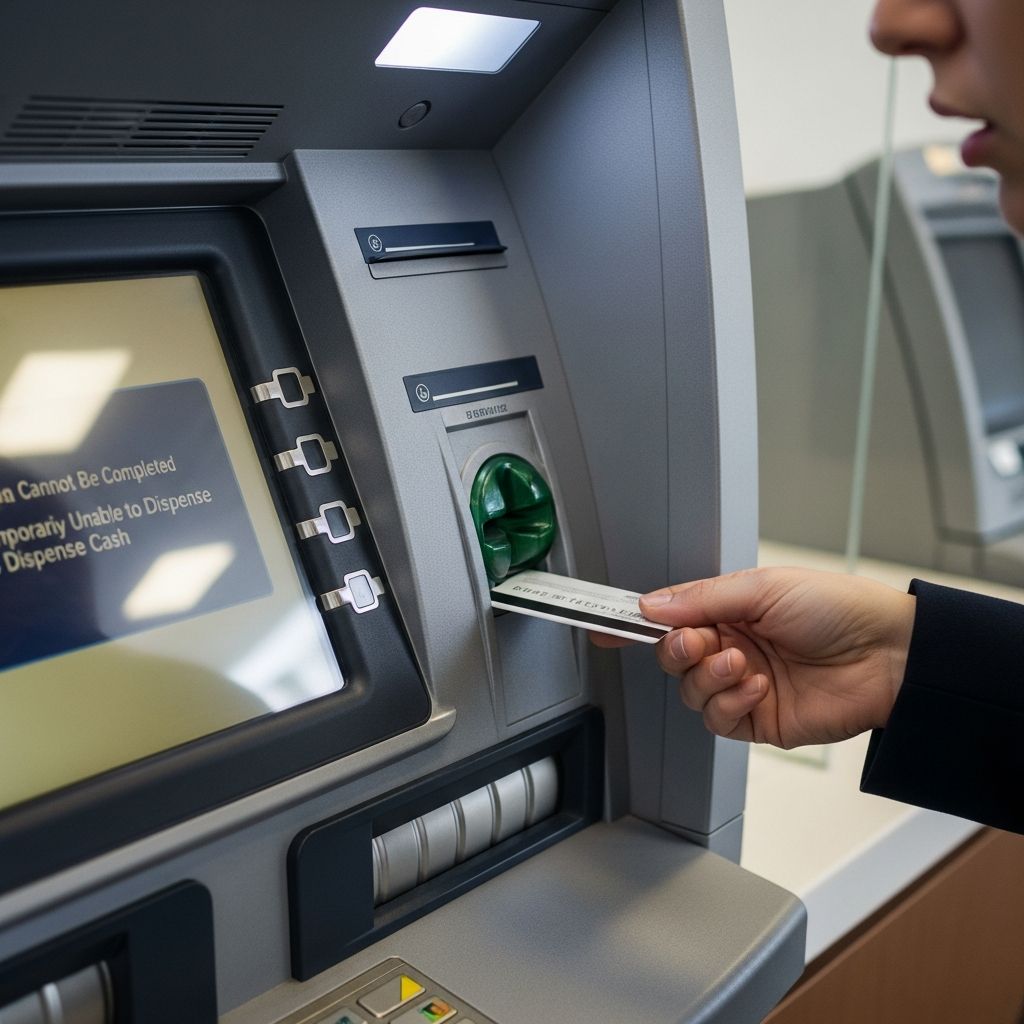 Discover practical solutions for common ATM glitches, from cash not dispensing to card retention, and learn how to safeguard your money effectively.