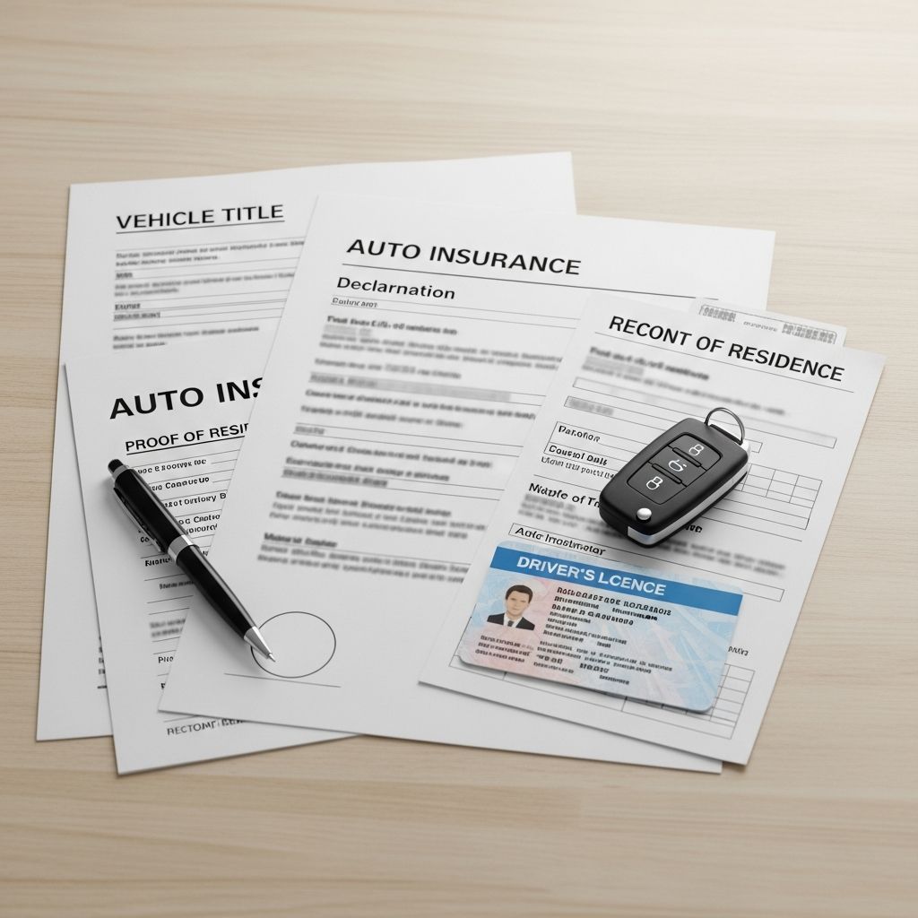 Complete guide to gathering documents and meeting eligibility for car insurance policies.