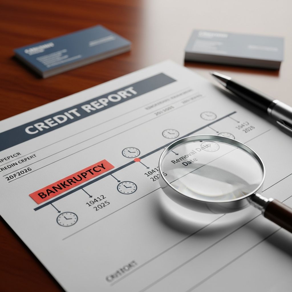 Discover exactly when Chapter 7 and Chapter 13 bankruptcies disappear from your credit history, plus strategies for rebuilding credit during the waiting period.