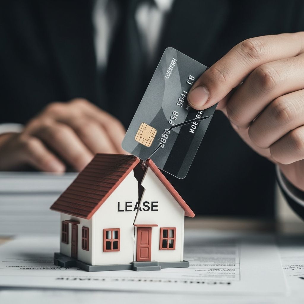 Discover how ending a rental agreement early can indirectly harm your credit score through unpaid debts and collections.