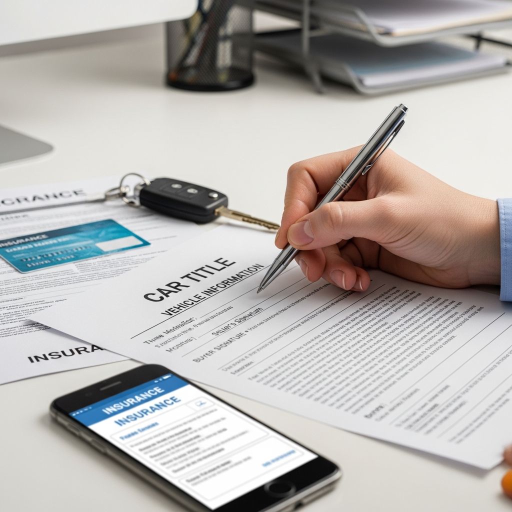 Understanding when insurance is needed for vehicle ownership changes