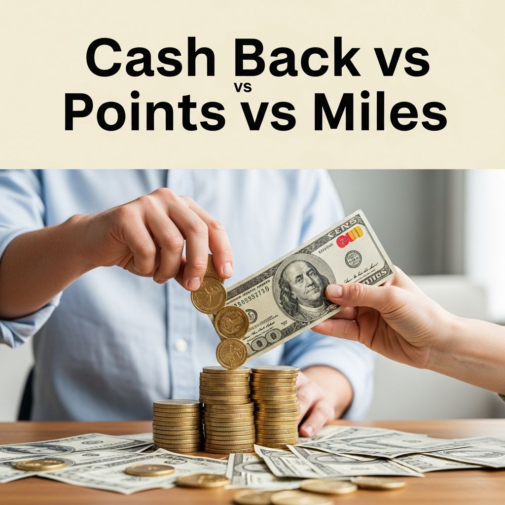 Unlock the best credit card rewards: Compare cash back simplicity with the high-value potential of points and miles for smarter spending.