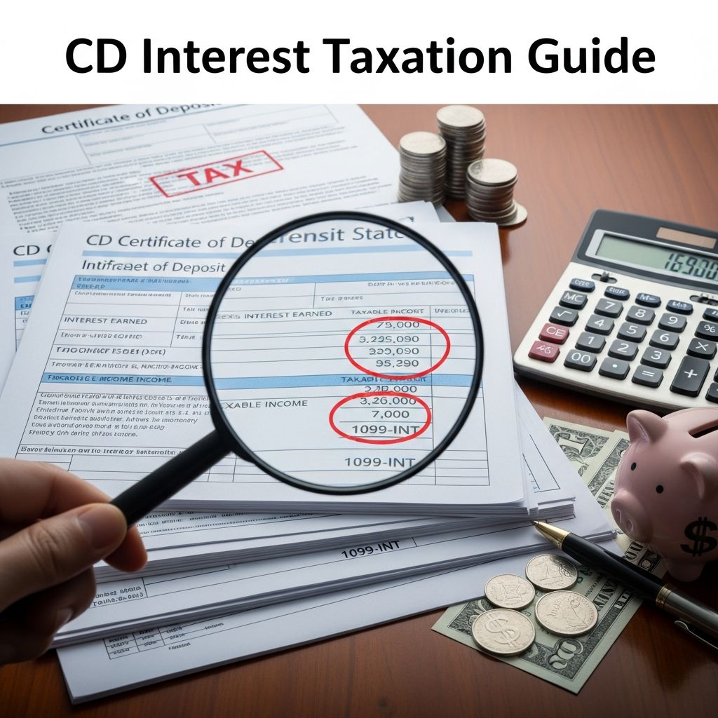 Navigate the tax rules for certificate of deposit earnings with expert insights on reporting, rates, and strategies to optimize your returns.