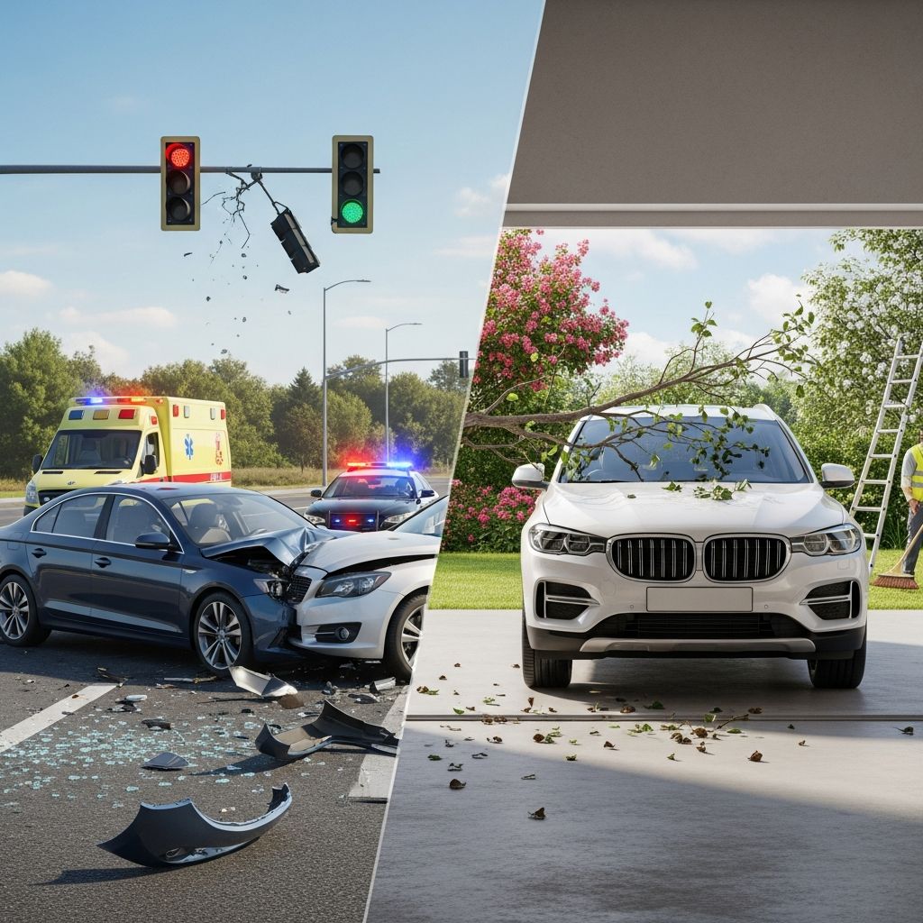 Discover the essential differences between collision and comprehensive auto insurance to select the right protection for your vehicle and budget.