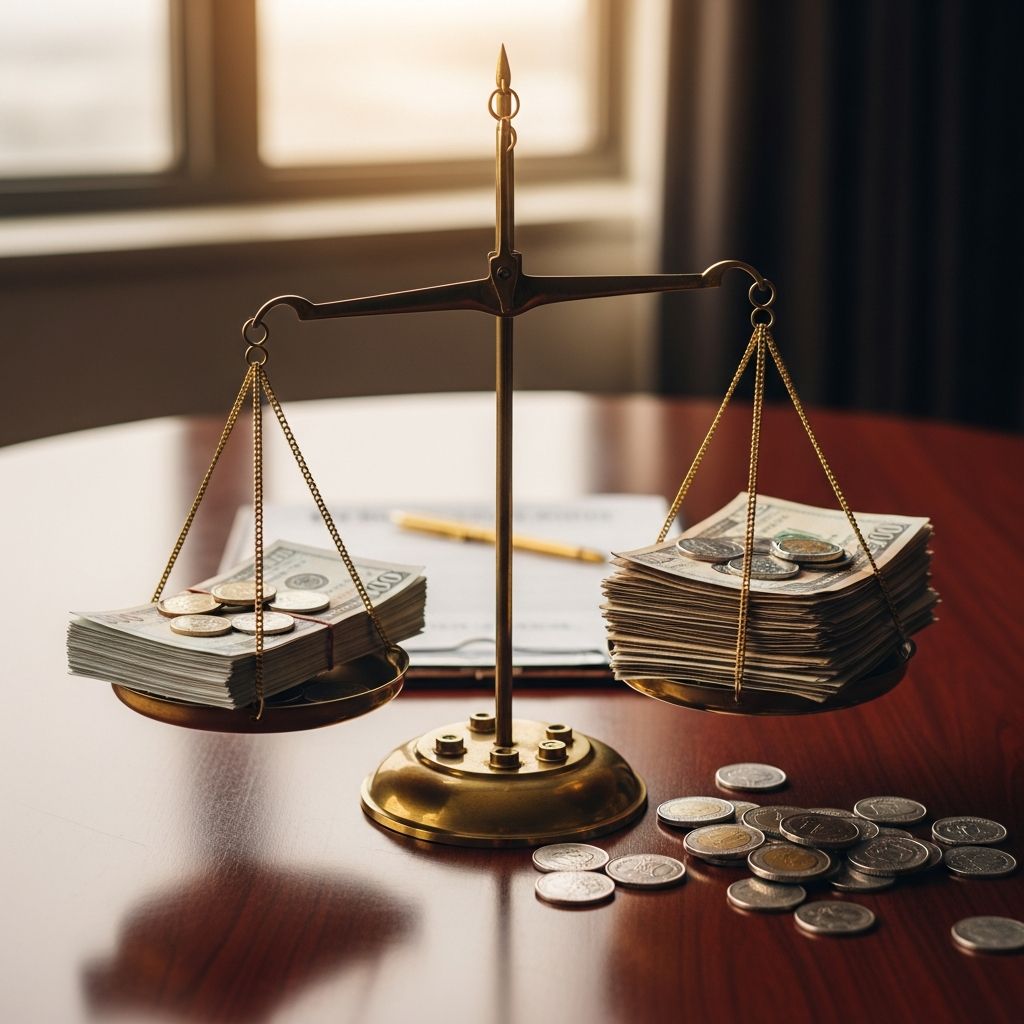 Understanding the financial differences between legal separation and divorce proceedings.