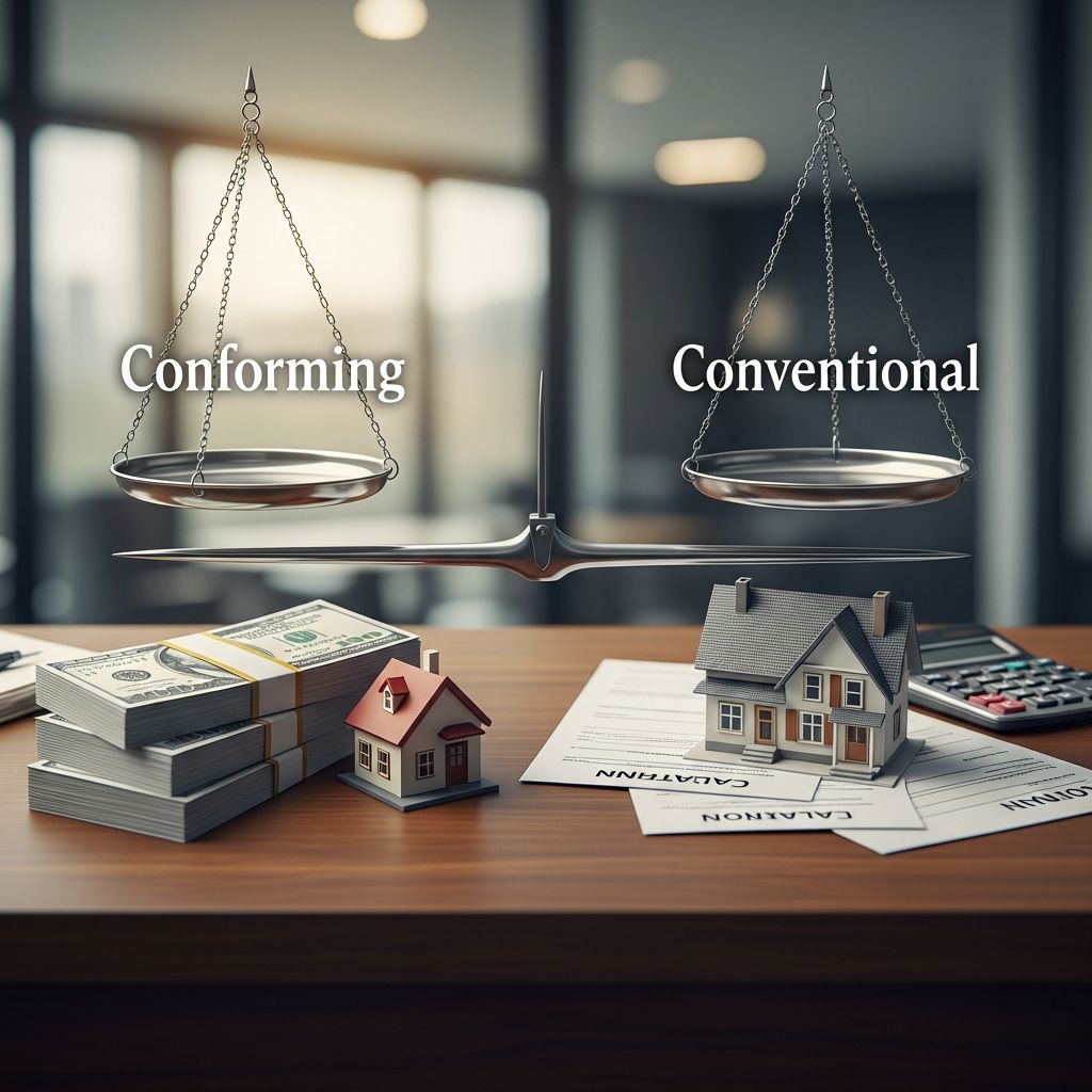 Discover the key differences between conforming and conventional loans to choose the right mortgage for your home purchase journey.