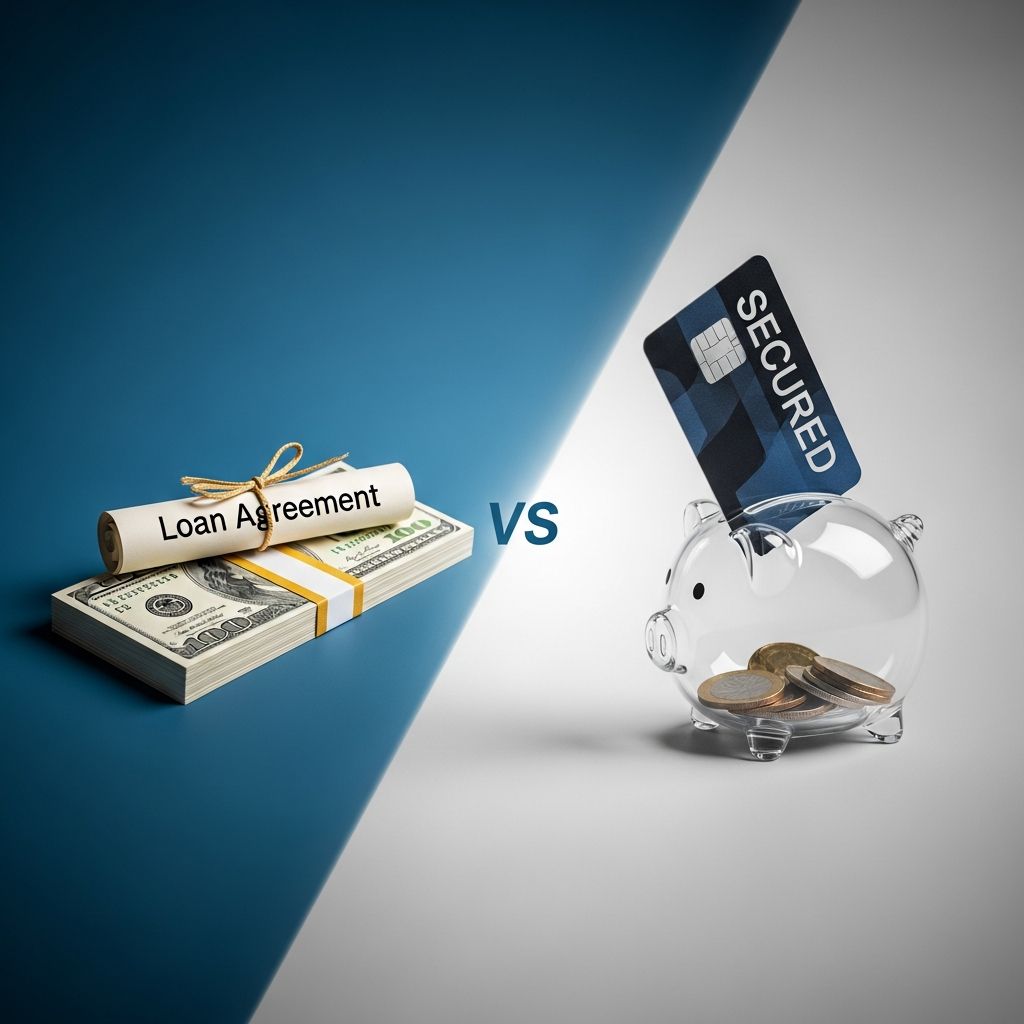 Discover which credit-building tool suits your needs: structured loans or flexible secured cards for faster financial progress.