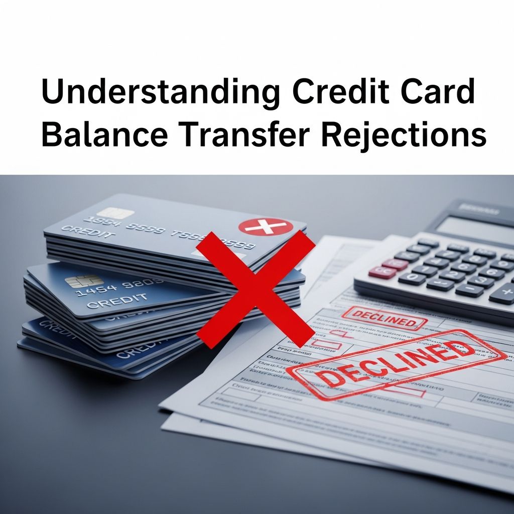 Learn why your balance transfer application was declined and how to improve approval odds.