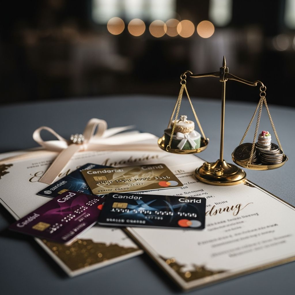 Explore the advantages and pitfalls of funding your wedding with credit cards to make informed financial choices for your big day.