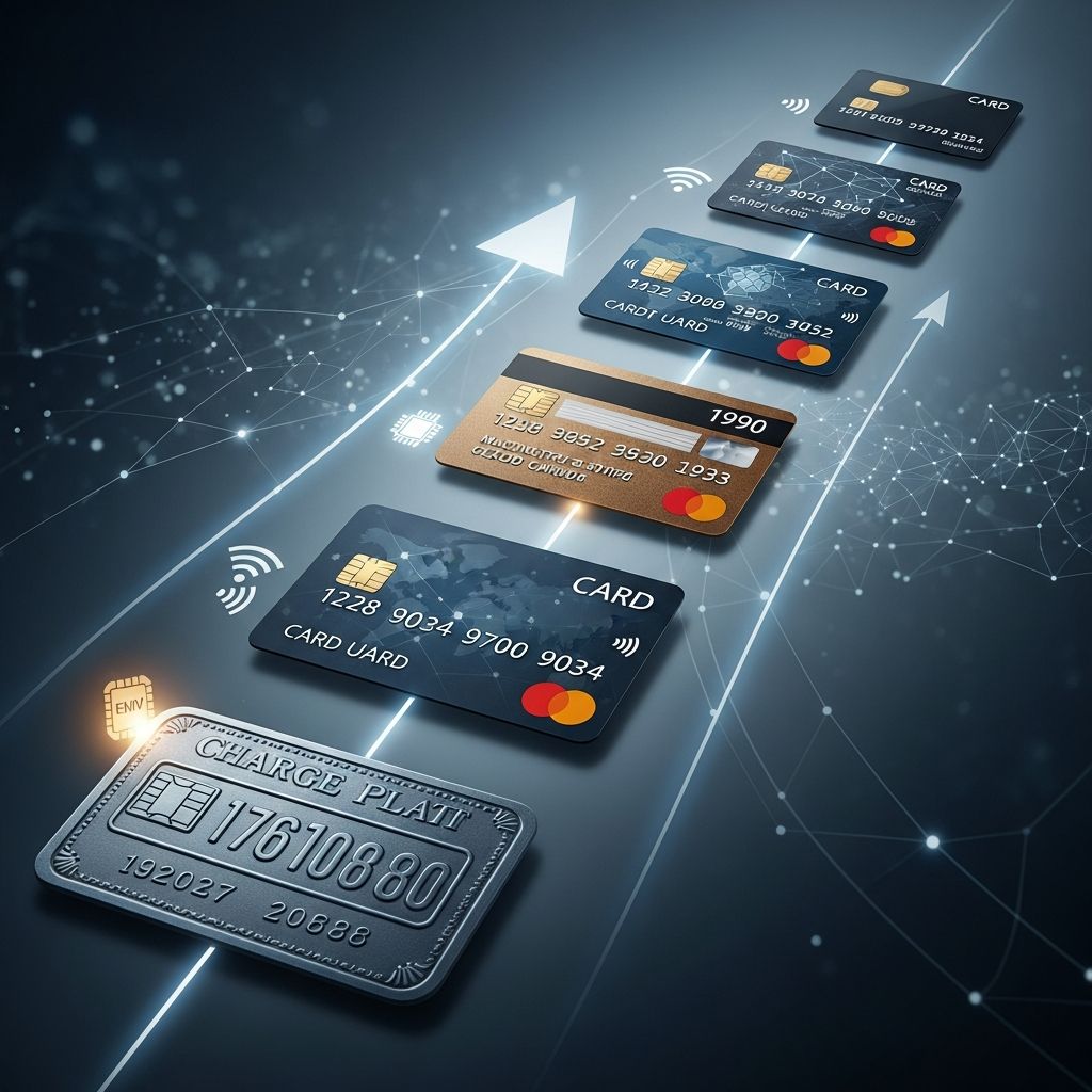Discover how credit cards transformed from simple metal plates to digital payment powerhouses, shaping modern finance over a century.