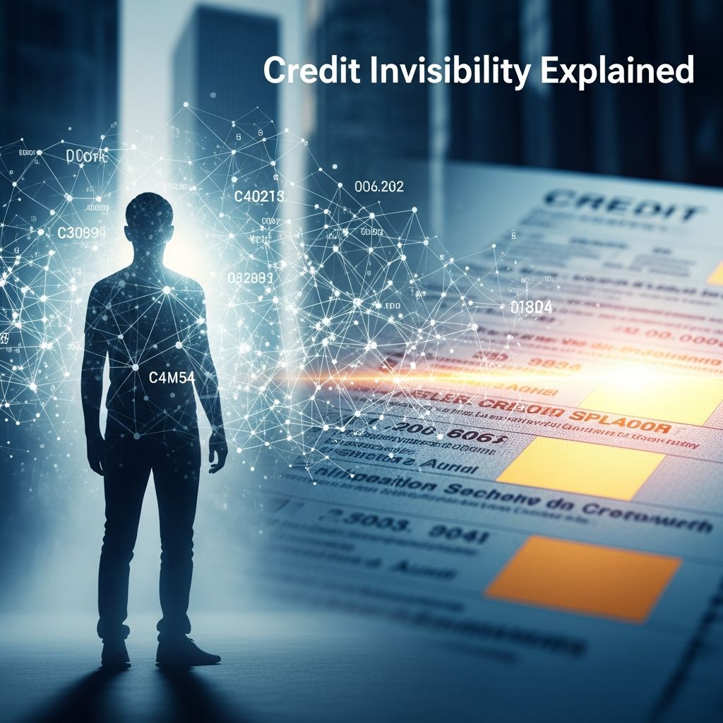 Discover what credit invisibility means, who it impacts most, and proven strategies to build visible credit history for better financial access.