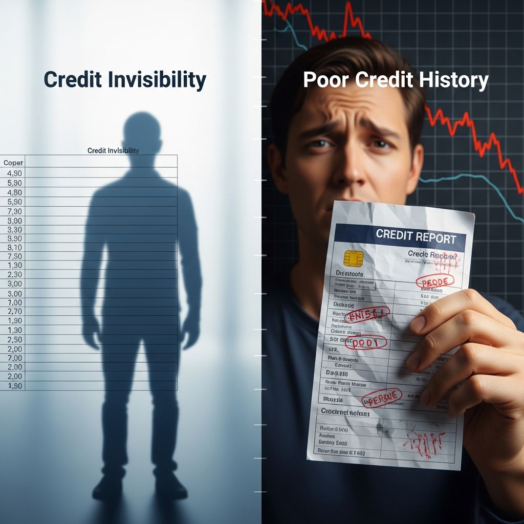 Explore why lacking credit history differs from damaged credit and recovery paths