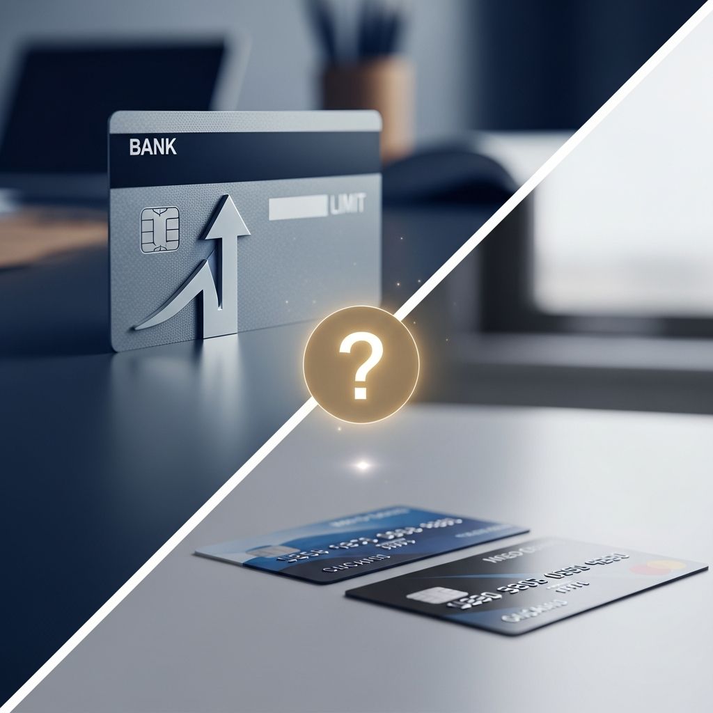 Discover whether requesting a higher credit limit or applying for a new card best suits your financial goals and credit health.