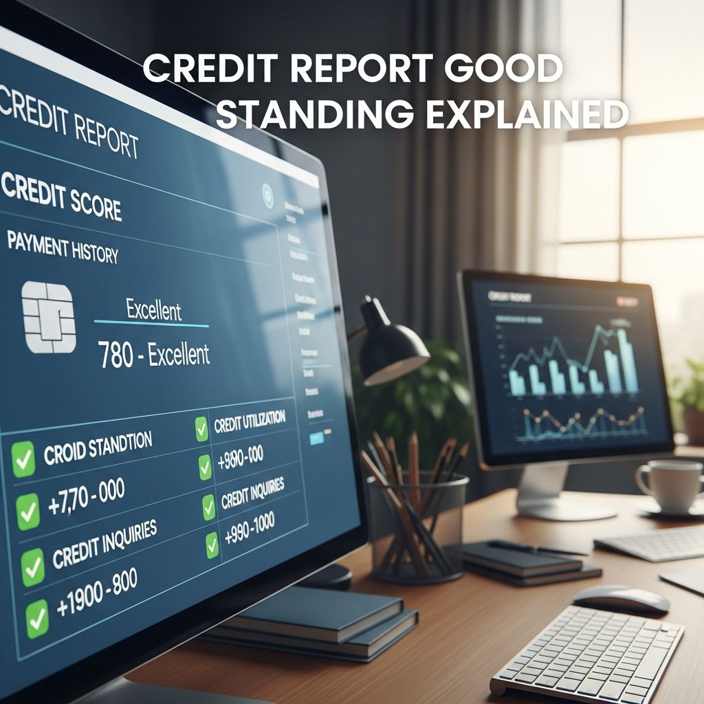 Unlock the meaning of 'good standing' on your credit report and how it shapes your financial future with practical tips.