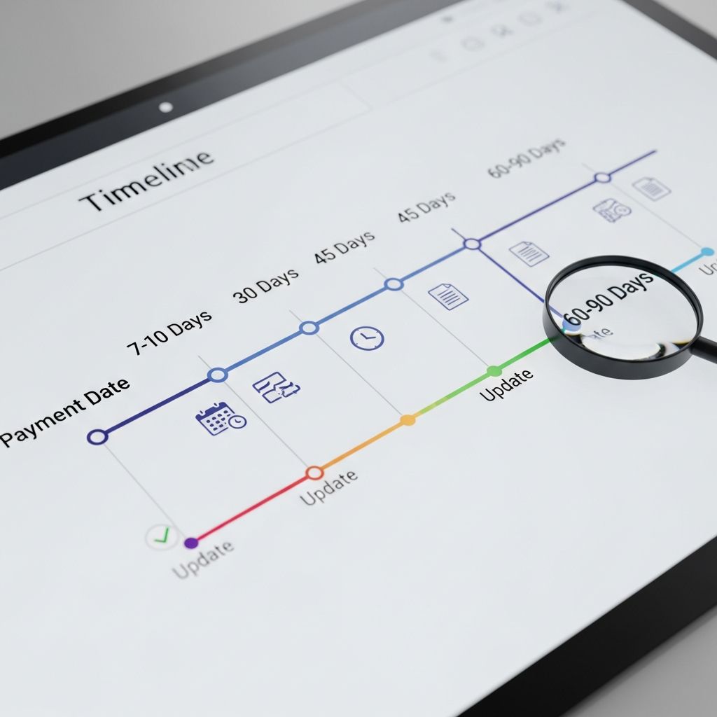 Understanding the delays in reflecting paid-in-full status on your credit profile
