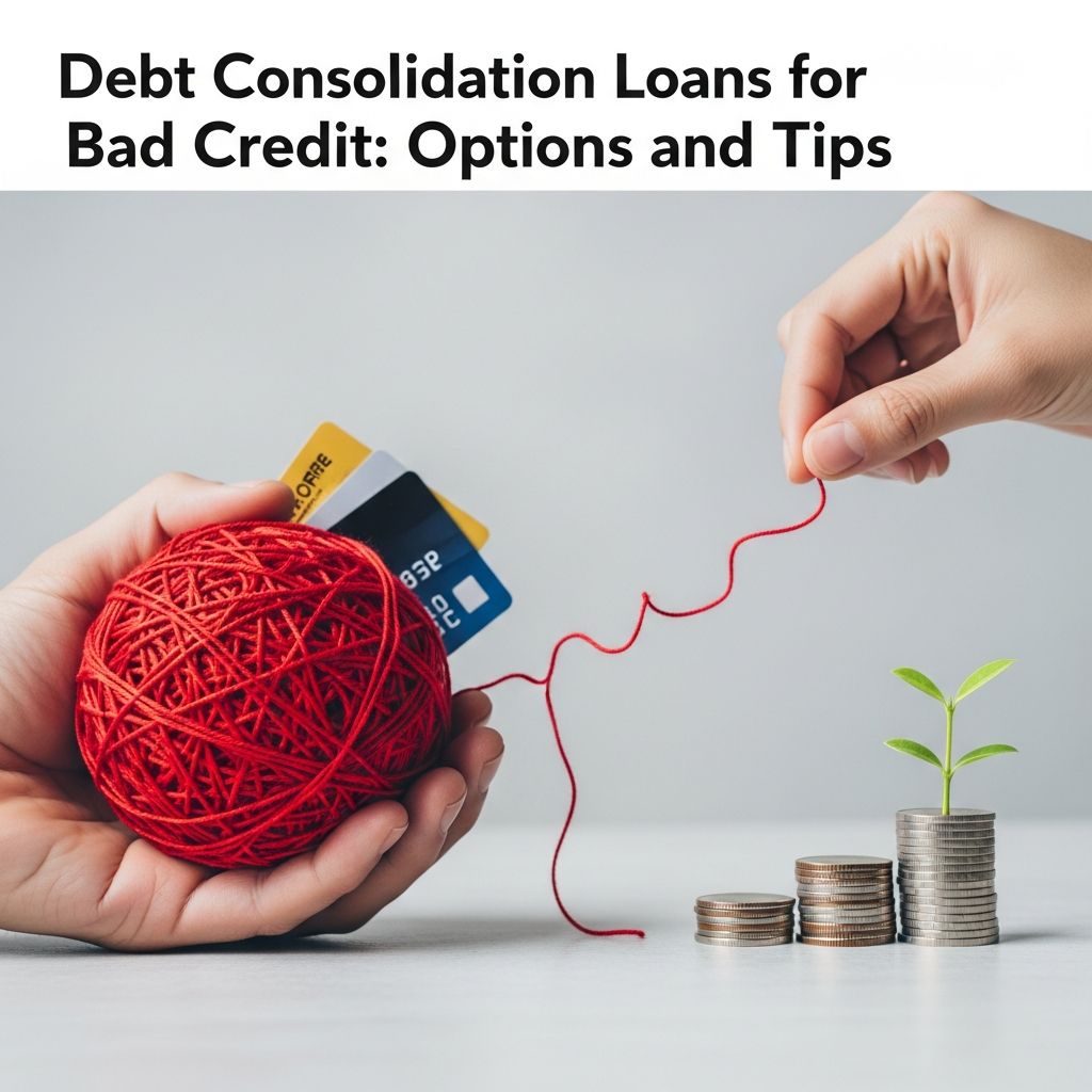 Discover practical ways to secure debt consolidation loans even with poor credit, including strategies to improve approval odds and avoid common pitfalls.