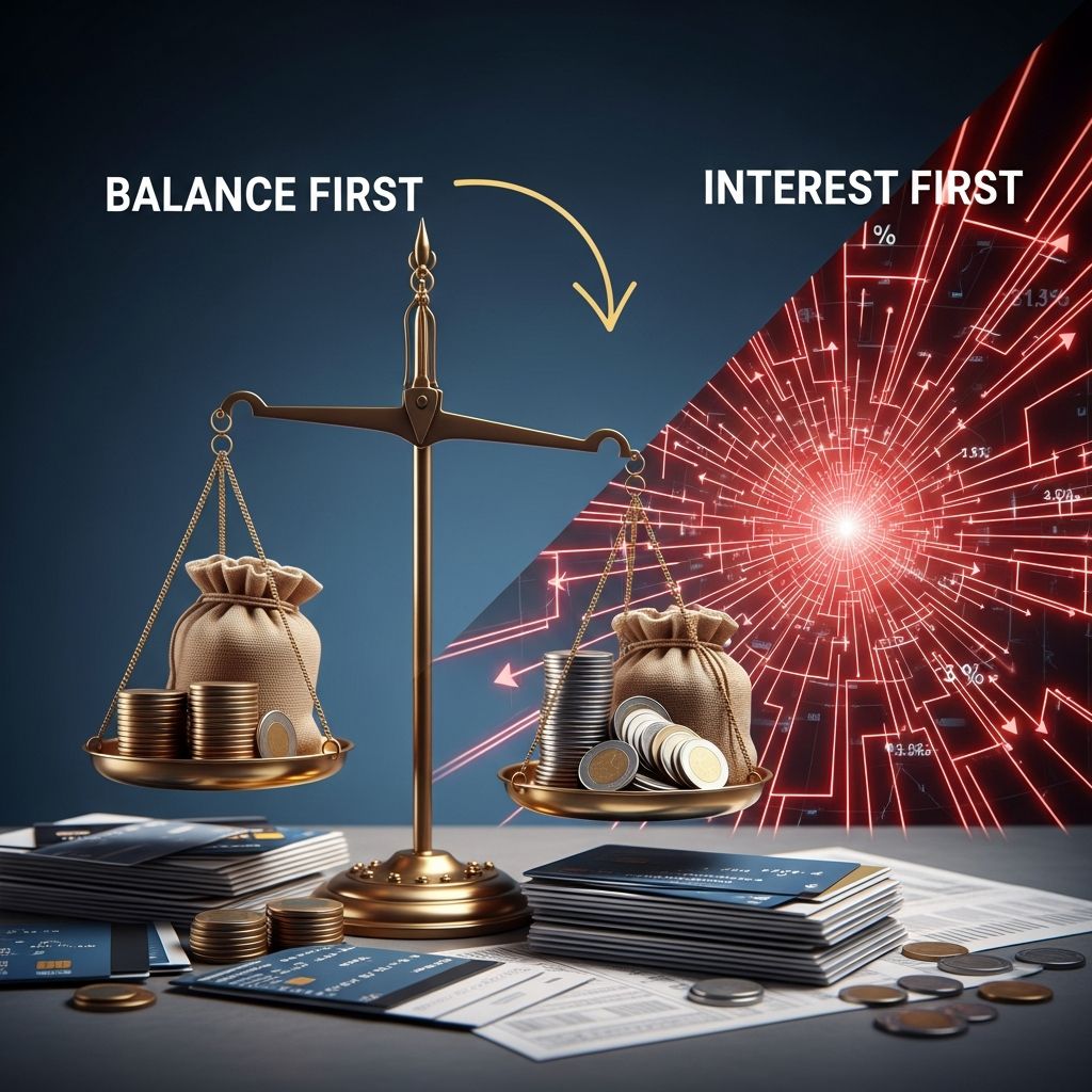 Discover whether targeting high balances or high interest rates saves you more money and keeps you motivated on your debt-free journey.