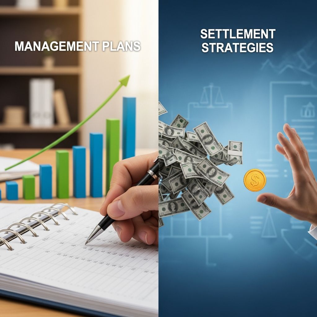 Discover how debt management plans and settlement programs differ in costs, timelines, credit effects, and long-term financial recovery strategies.