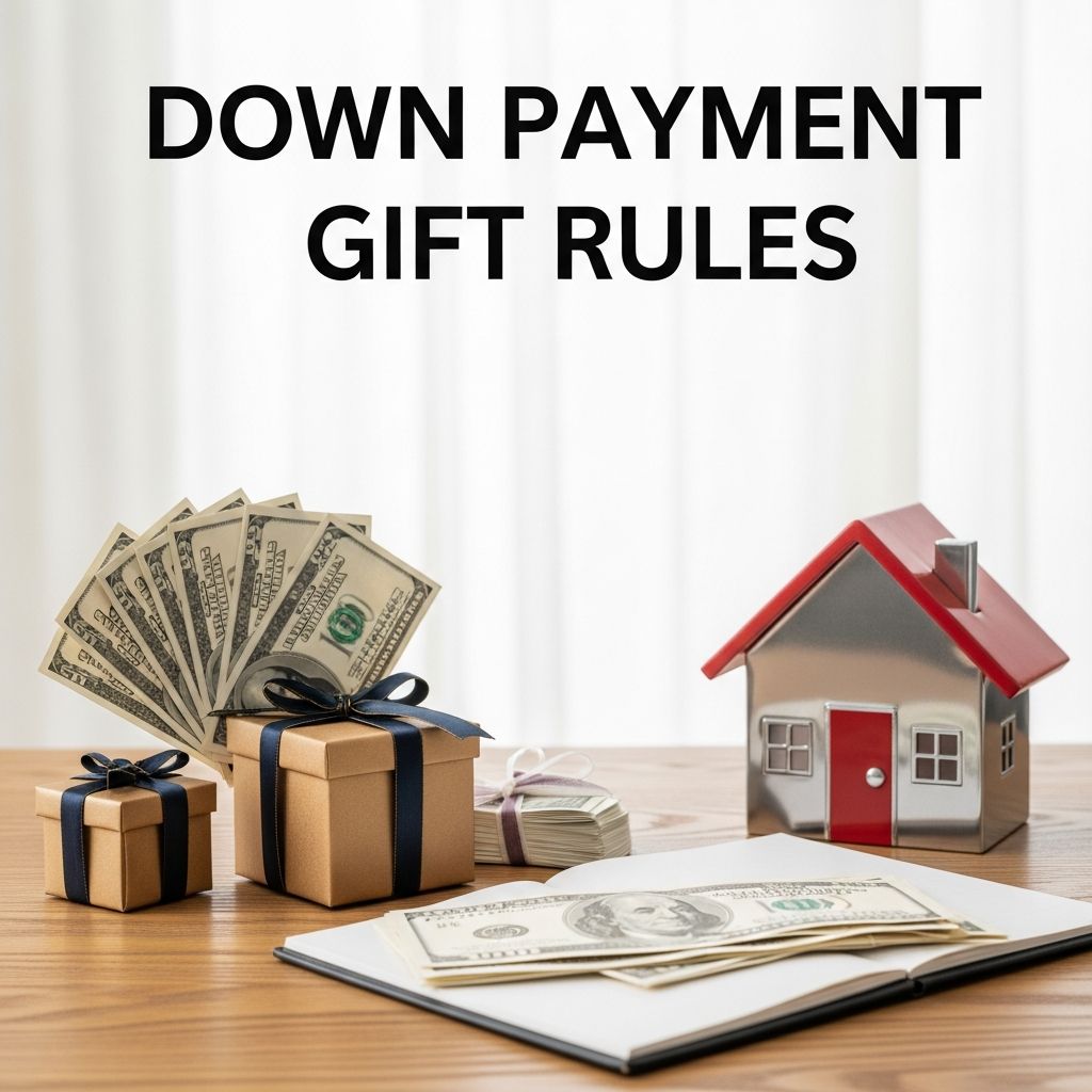 Navigate mortgage gift rules for down payments with expert insights on documentation, eligible donors, and loan-specific requirements to secure your home purchase.