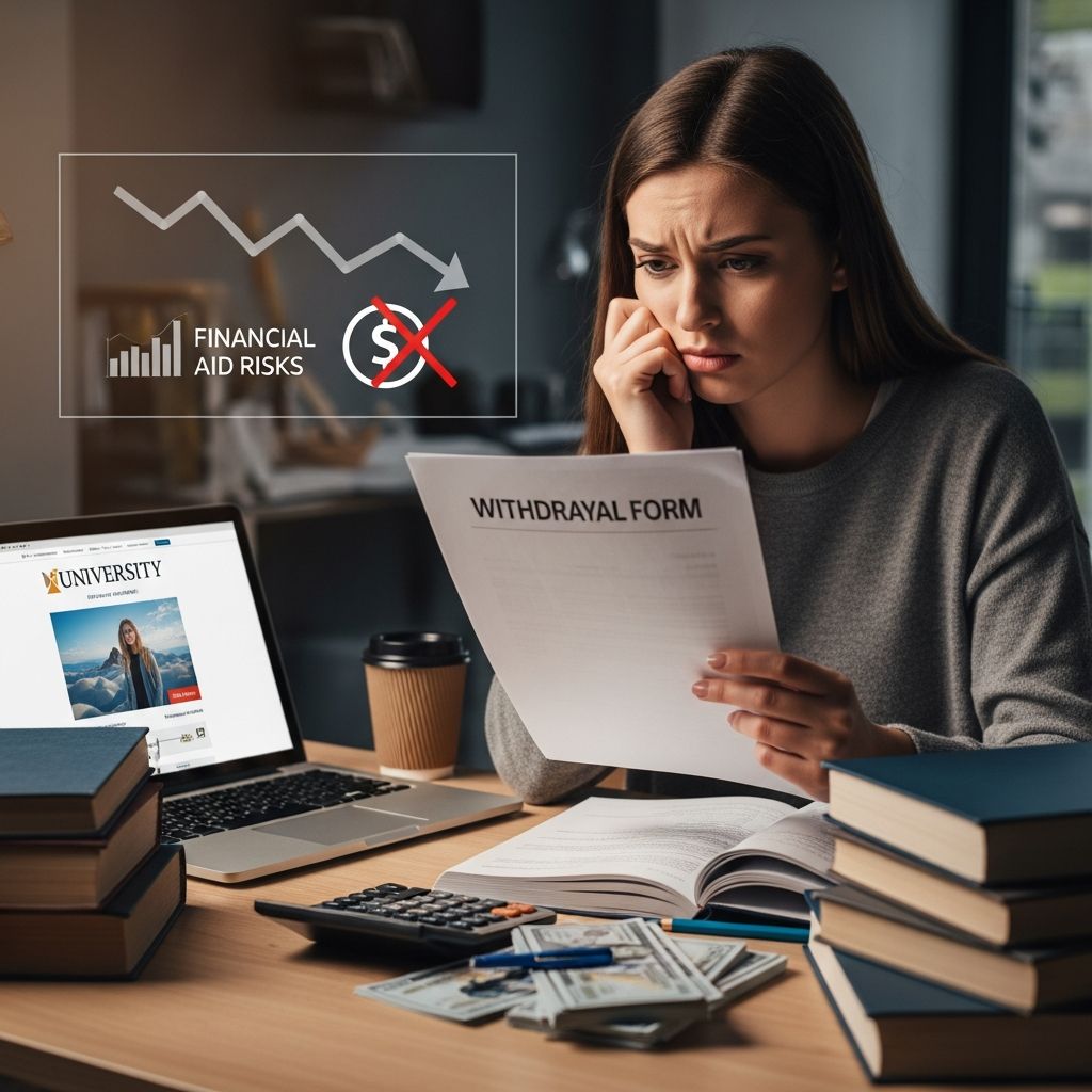 Understand how reducing your course load can alter eligibility for grants, loans, and scholarships before making changes.