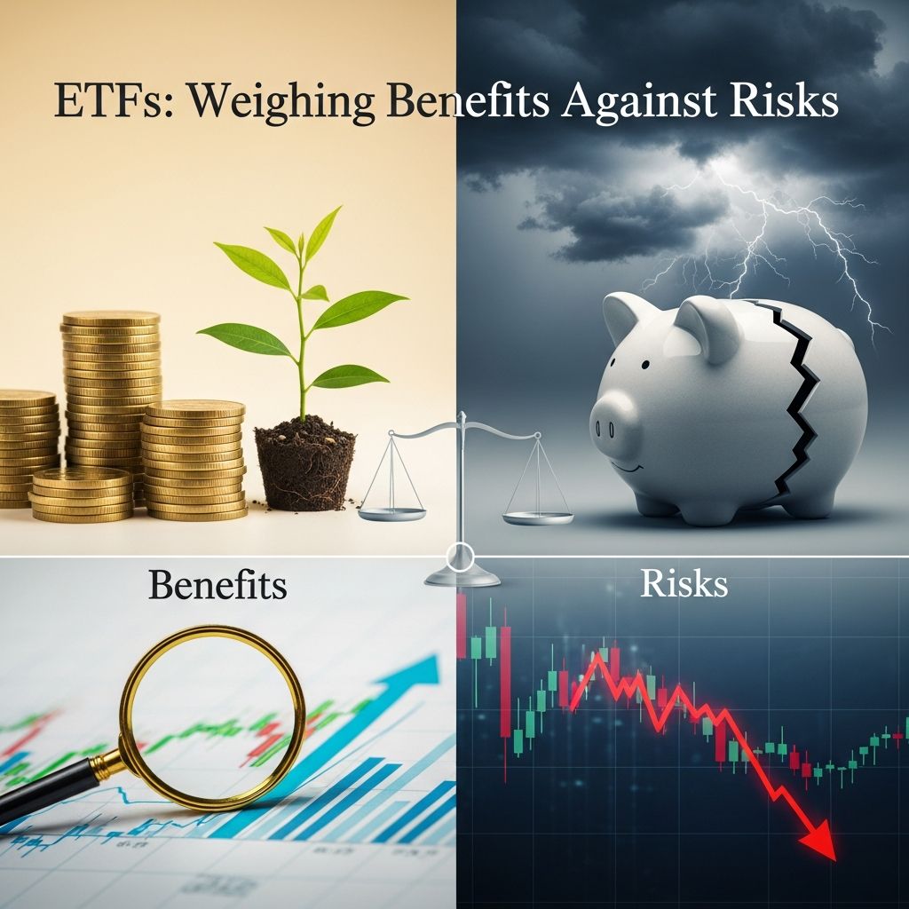 Explore the advantages of exchange-traded funds for diversification and cost savings, alongside key drawbacks like tracking errors and liquidity issues.