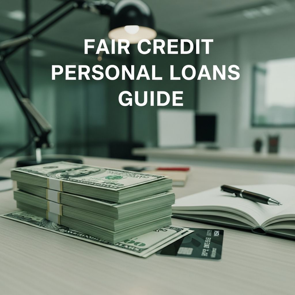 Discover how to secure personal loans with fair credit, understand terms, boost approval odds, and explore smart alternatives for better financial outcomes.