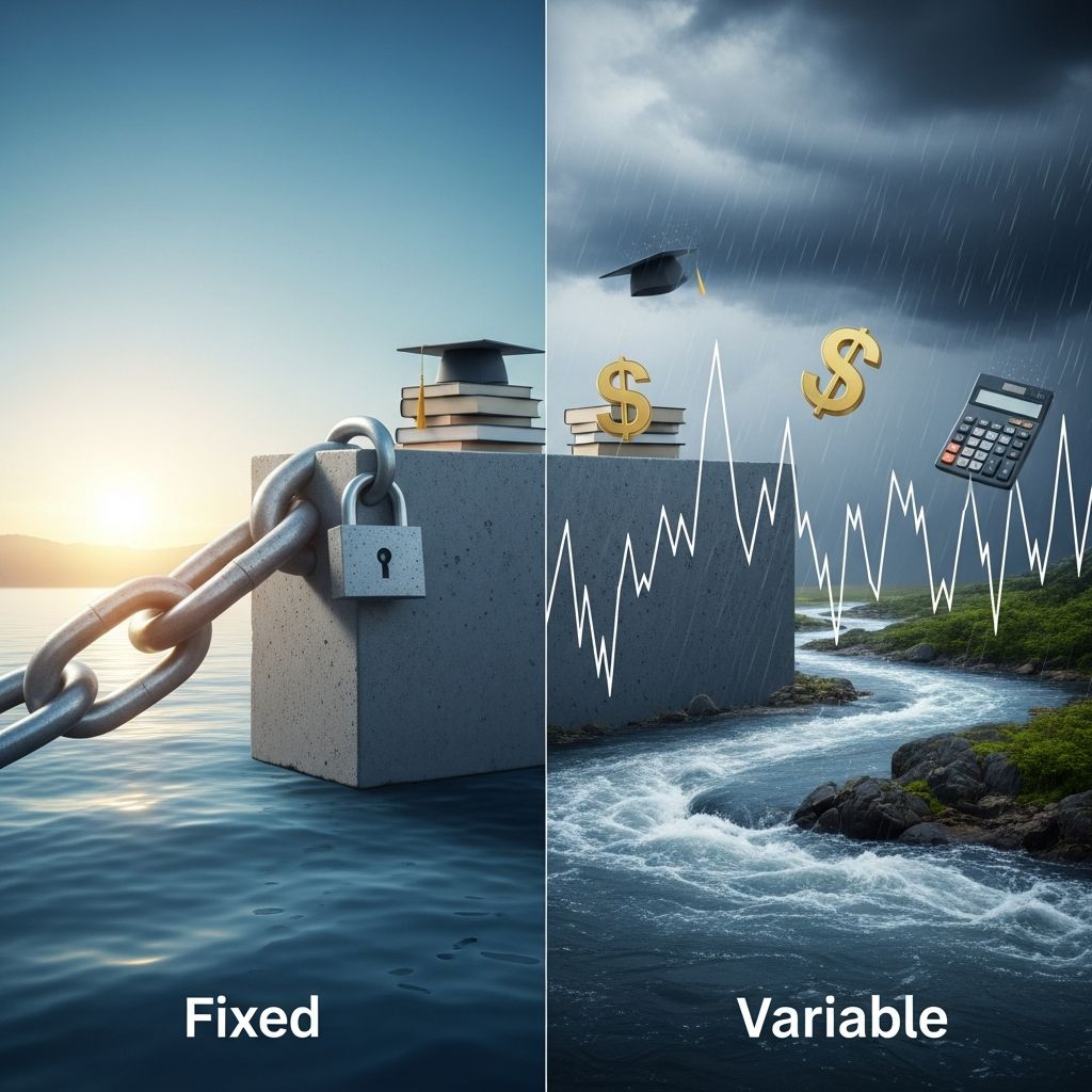Discover the key differences between fixed and variable student loan interest rates to make an informed borrowing decision for your education.