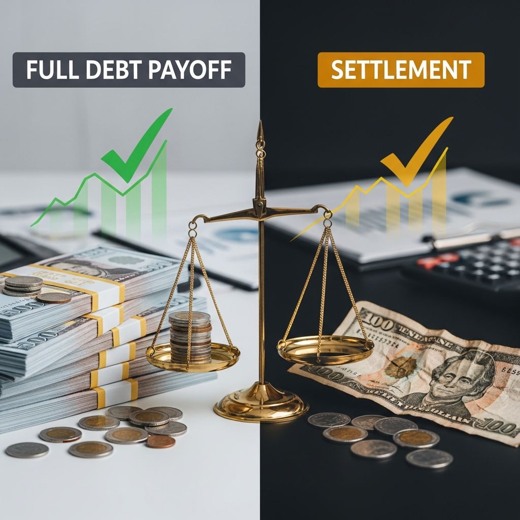 Discover whether paying off debt completely or settling for less protects your credit and finances best in tough situations.