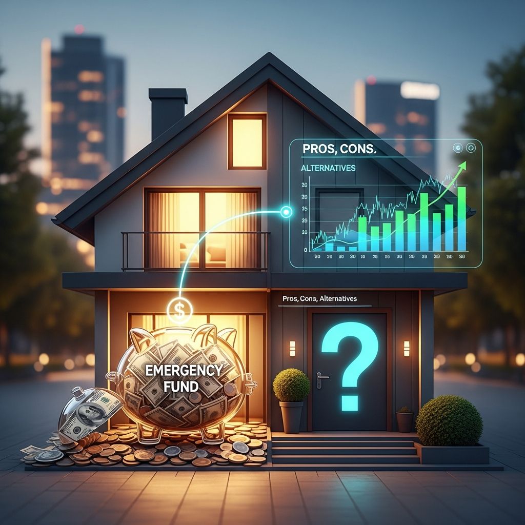 Explore if tapping home equity via HELOC is a wise backup for urgent financial needs or a risky gamble with your biggest asset.