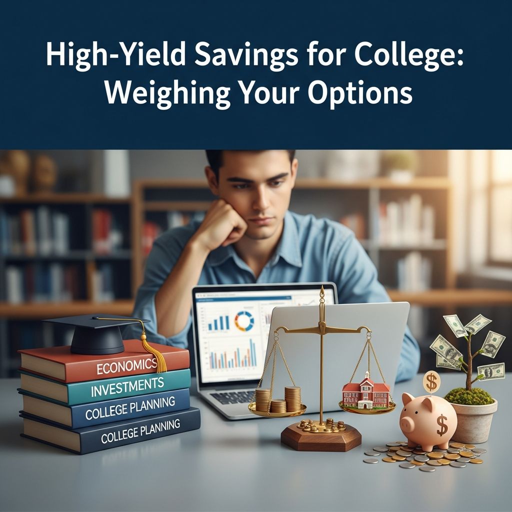 Explore whether high-yield savings accounts fit your college funding strategy