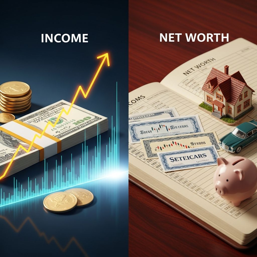 Learn how income and net worth differ and why both matter for your financial future.