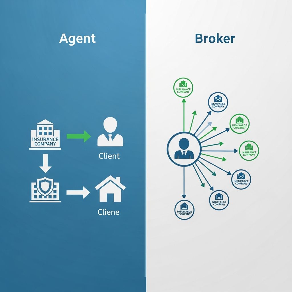 Discover how insurance agents and brokers differ in representation, services, and benefits to choose the right professional for your coverage needs.