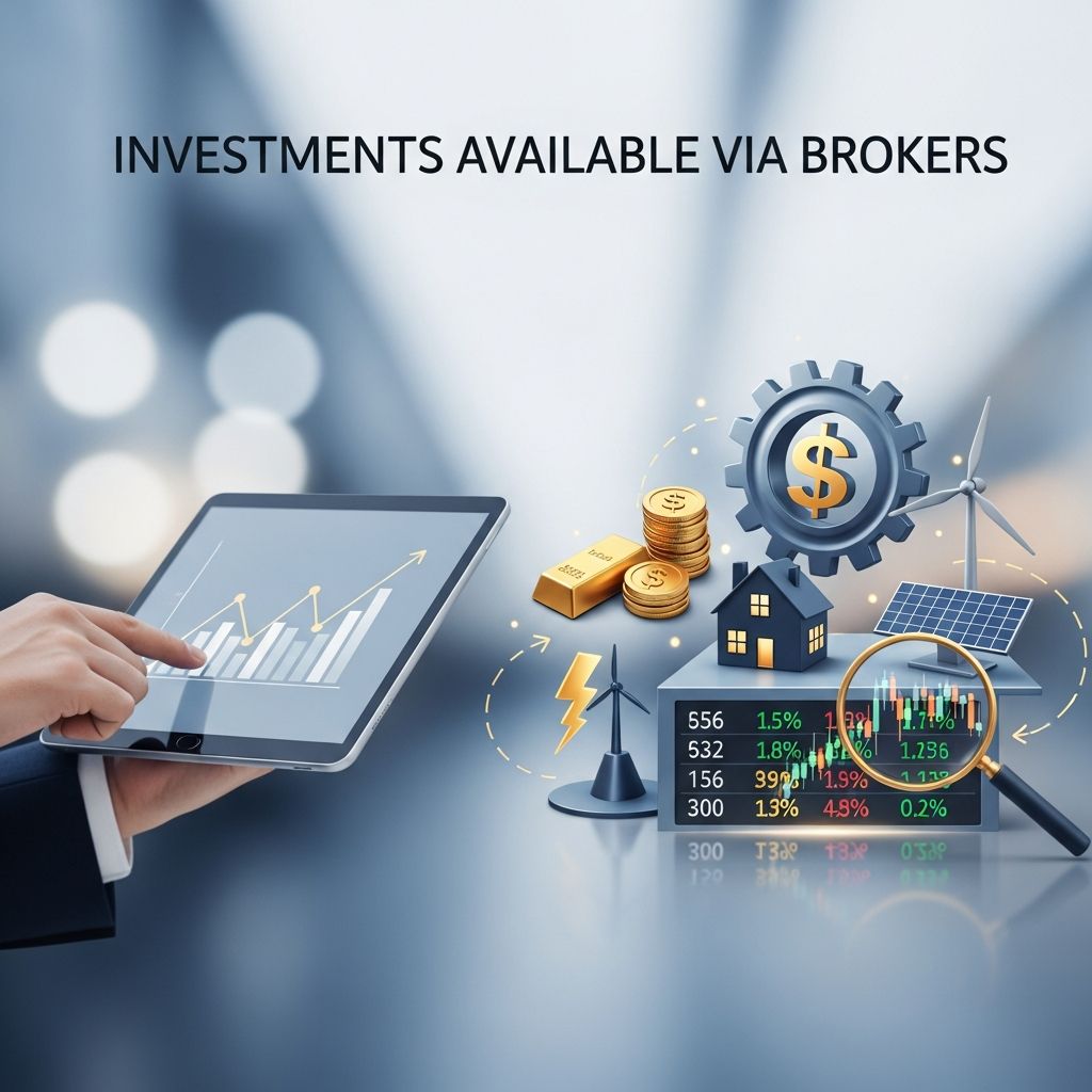 Unlock a world of financial opportunities by exploring the diverse investments brokers offer, from stocks to funds for building wealth.