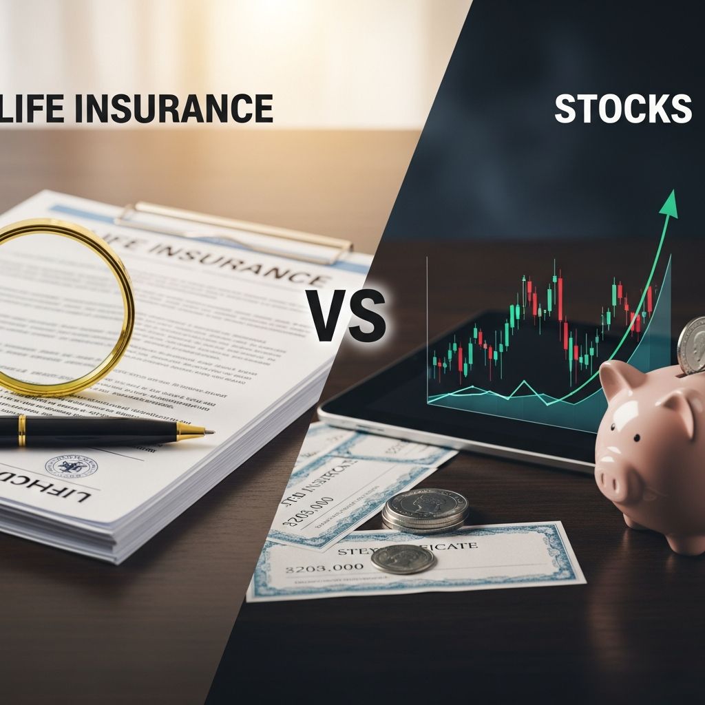 Discover how life insurance offers security while stocks drive growth—learn to balance both for optimal financial planning.