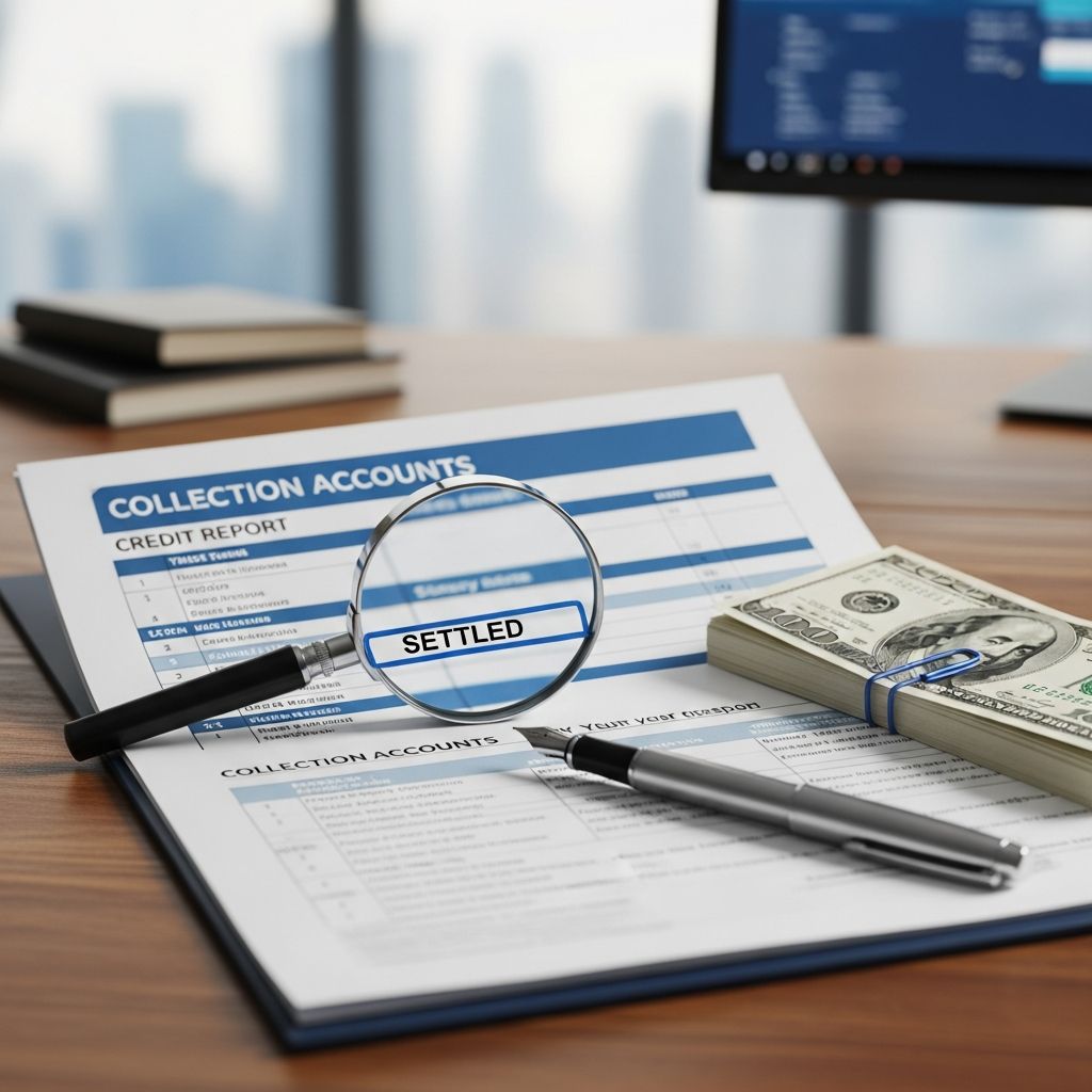 Understand how settled collections impact your credit report and what you can do about them