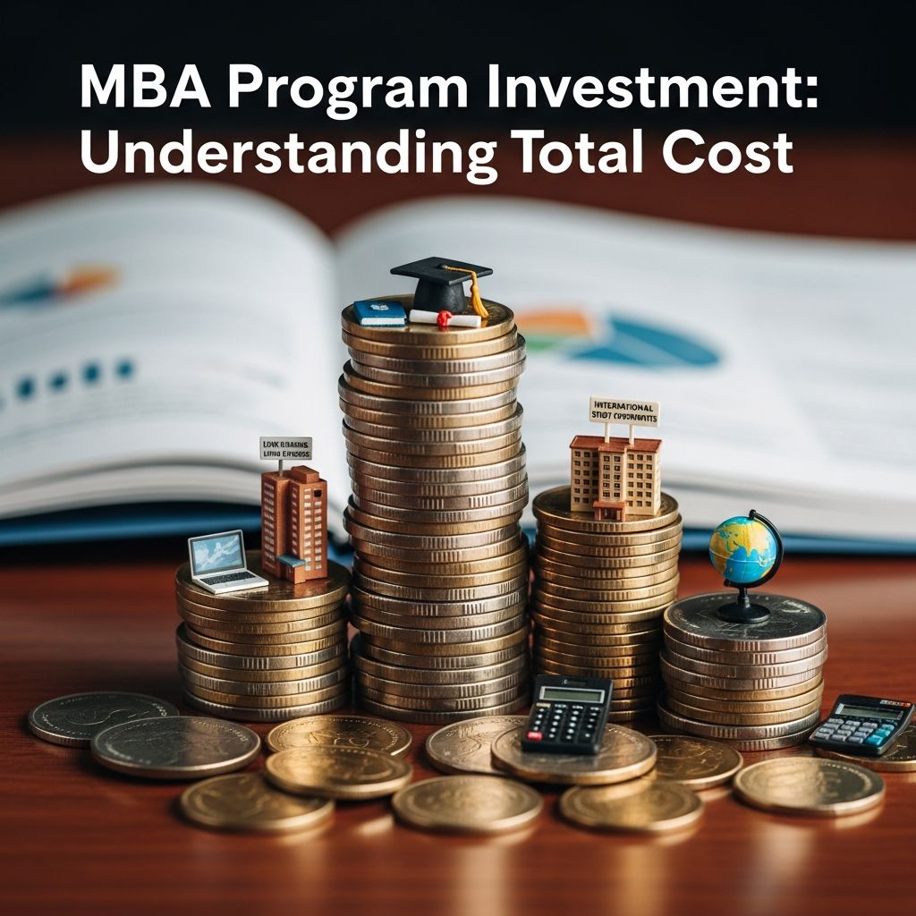 Comprehensive breakdown of MBA expenses across program types and institutions