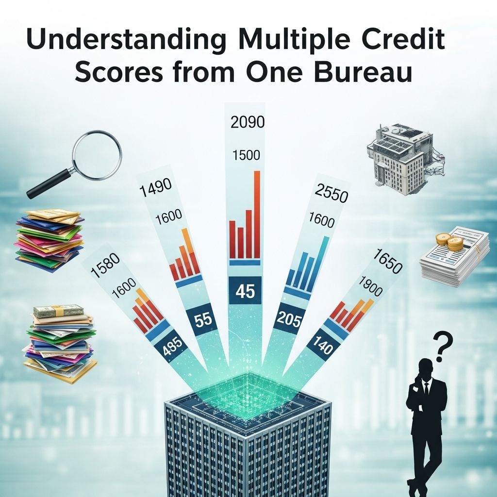 Discover why you have multiple credit scores from the same credit bureau and what it means.
