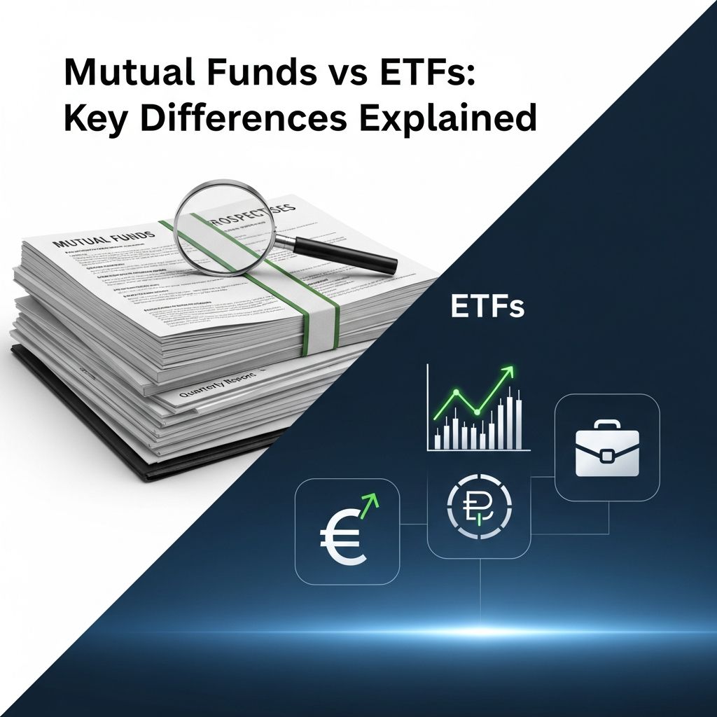 Discover how mutual funds and ETFs differ in trading, costs, management, and more to choose the best investment vehicle for your portfolio.