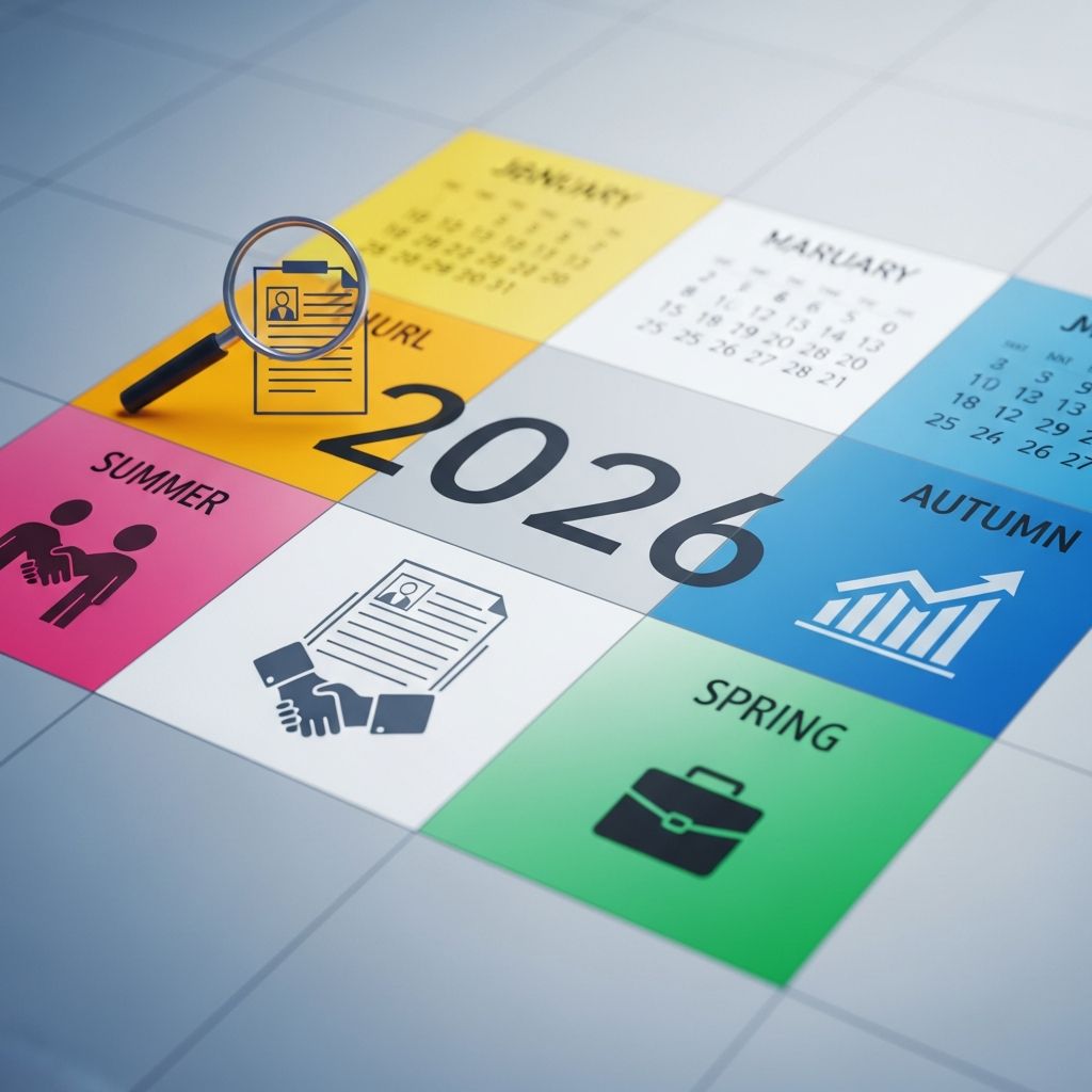 Unlock peak hiring periods and strategic timing to maximize your job search success in 2026's competitive market.