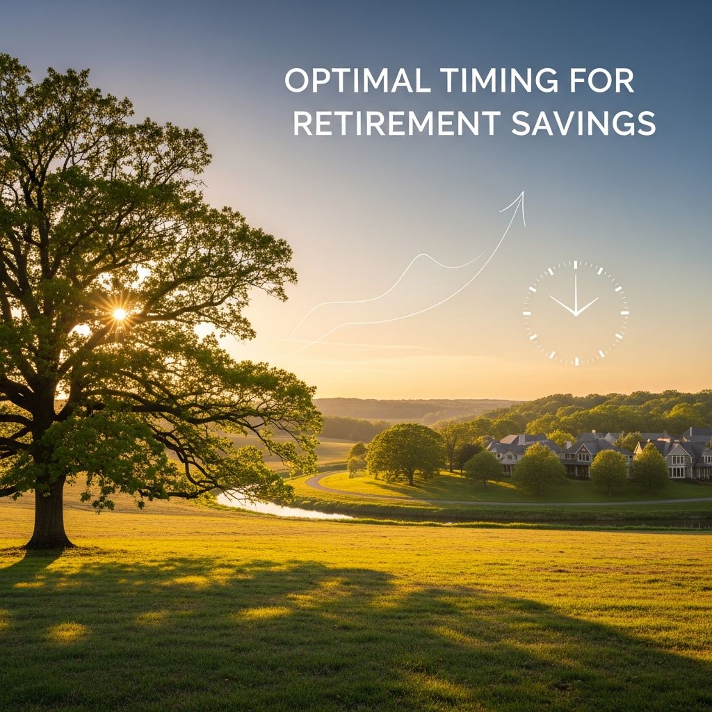 Discover why starting retirement savings early maximizes growth through compounding, and learn age-specific strategies to build a secure future.