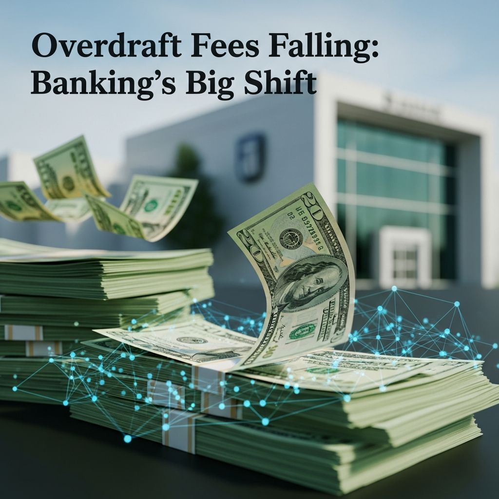 Bank overdraft fees are dropping sharply due to regulations, competition, and consumer pushback—saving billions for everyday account holders.