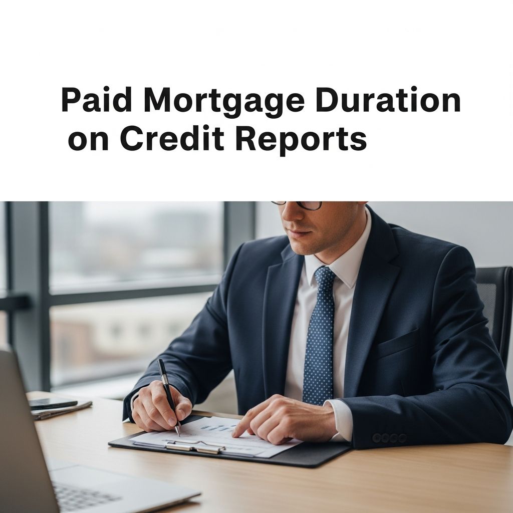 Discover how long a fully paid mortgage remains visible on your credit history and its lasting effects on your financial profile.