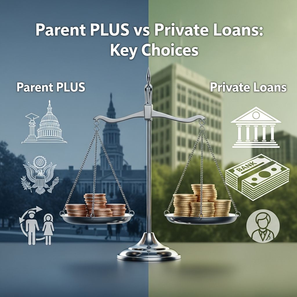 Discover which loan type—Parent PLUS or private—best fits your family's college funding needs with detailed rate, fee, and repayment breakdowns.