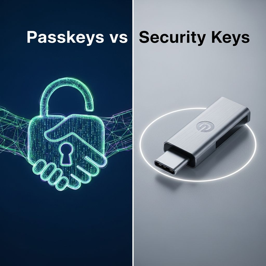 Discover how passkeys and security keys revolutionize authentication, comparing their security, usability, and ideal use cases for modern digital protection.
